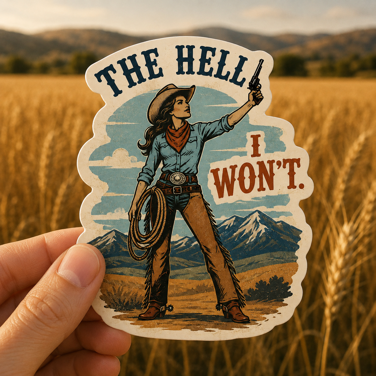 The Hell I Won't Sticker