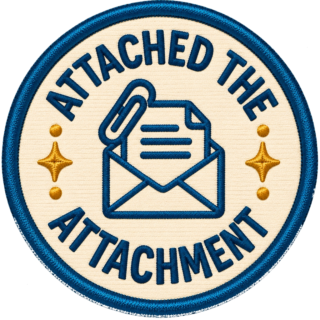 Attached the Attachment Sticker