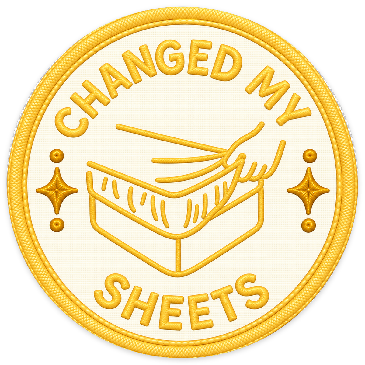 Changed My Sheets Sticker
