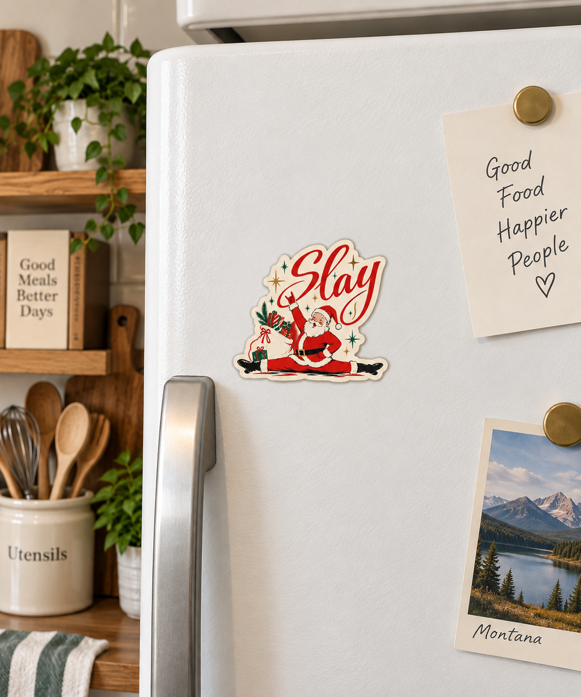 Slay Santa magnet