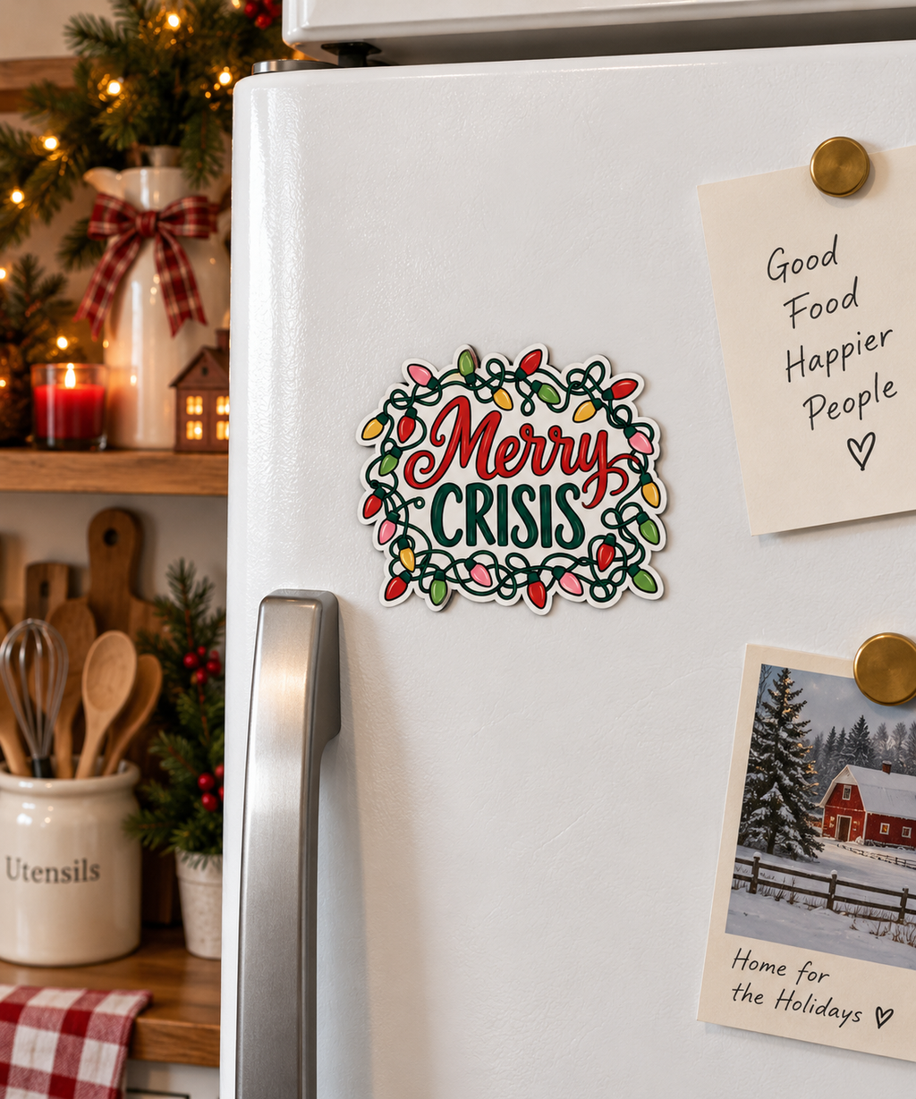 Merry Crisis magnet