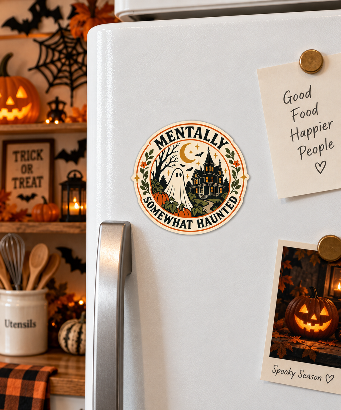Mentally Somewhat Haunted magnet