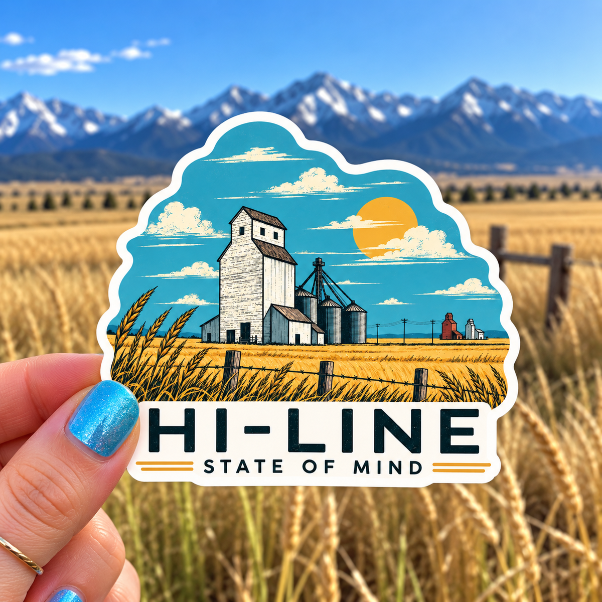 Hi-Line State of Mind sticker