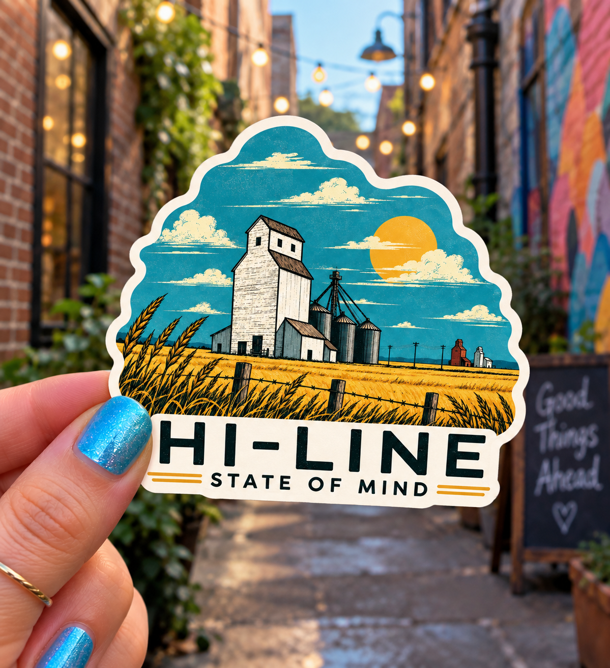Hi-Line State of Mind sticker