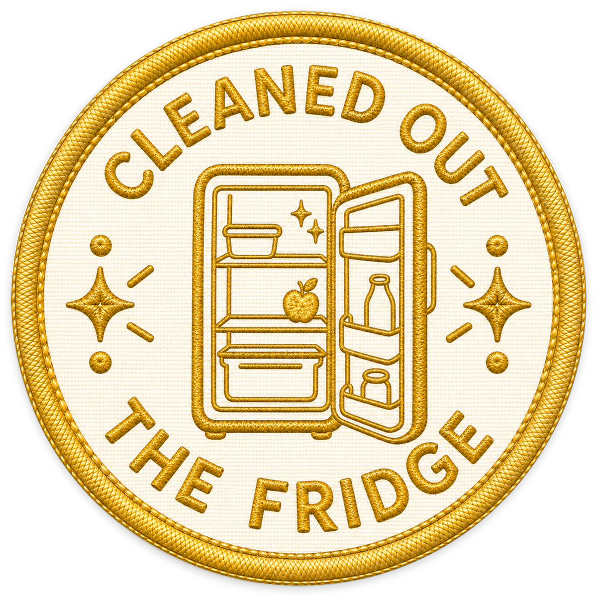 Cleaned Out the Fridge Sticker