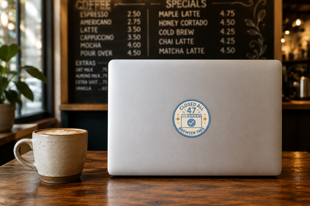 Closed All 47 Browser Tabs Sticker