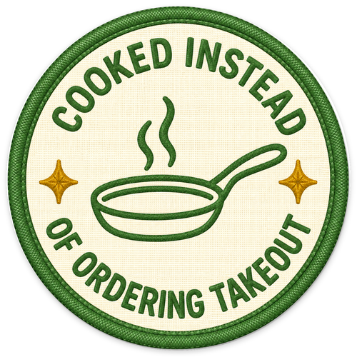 Cooked Instead of Ordering Takeout Sticker