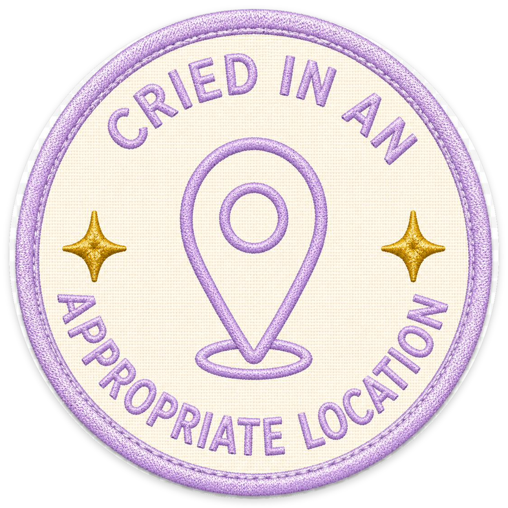 Cried in an Appropriate Location Sticker