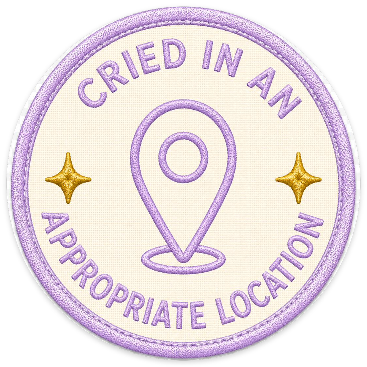 Cried in an Appropriate Location Sticker