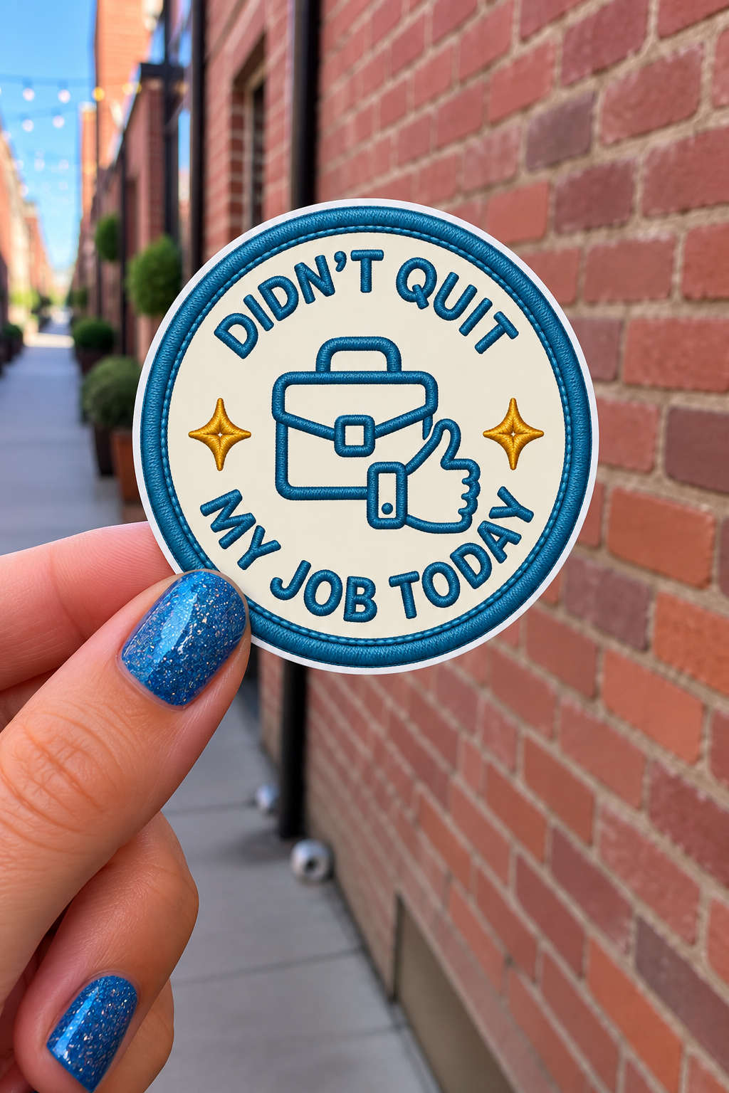 Didn't Quit My Job Today Sticker