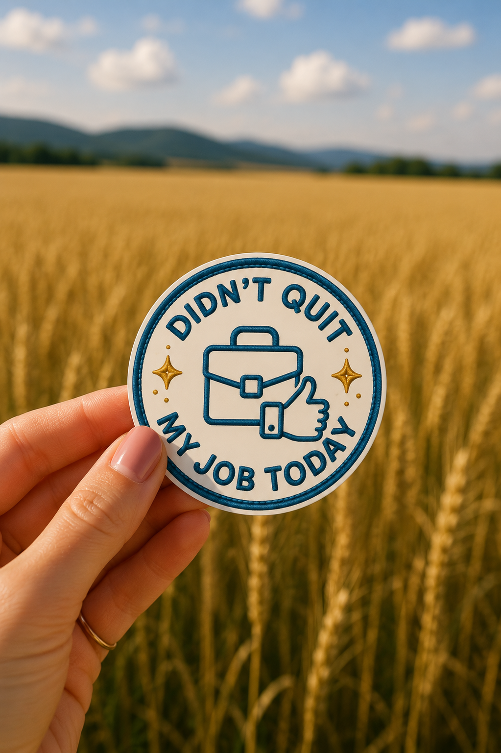 Didn't Quit My Job Today Sticker