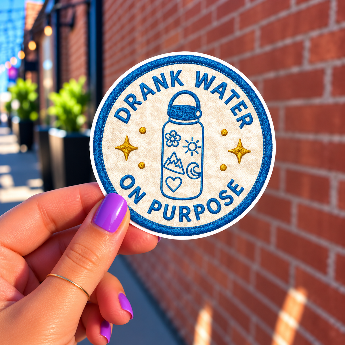 Drank Water on Purpose Sticker