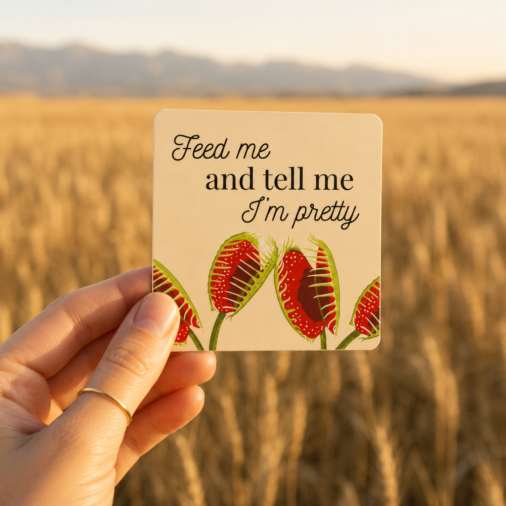 Feed Me and Tell Me I'm Pretty Sticker