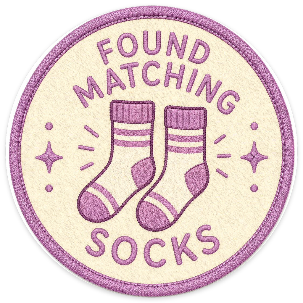 Found Matching Socks Sticker