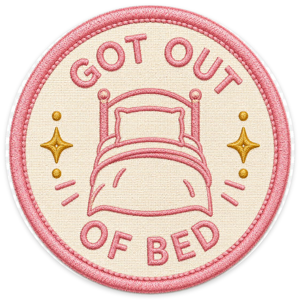 Got Out of Bed Sticker