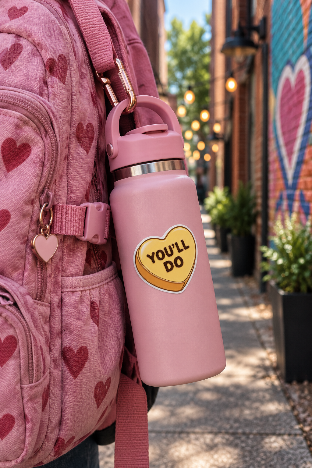 You'll Do Conversation Heart Sticker
