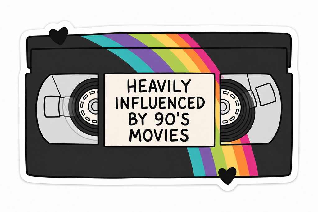 Heavily Influenced by 90s Movies design