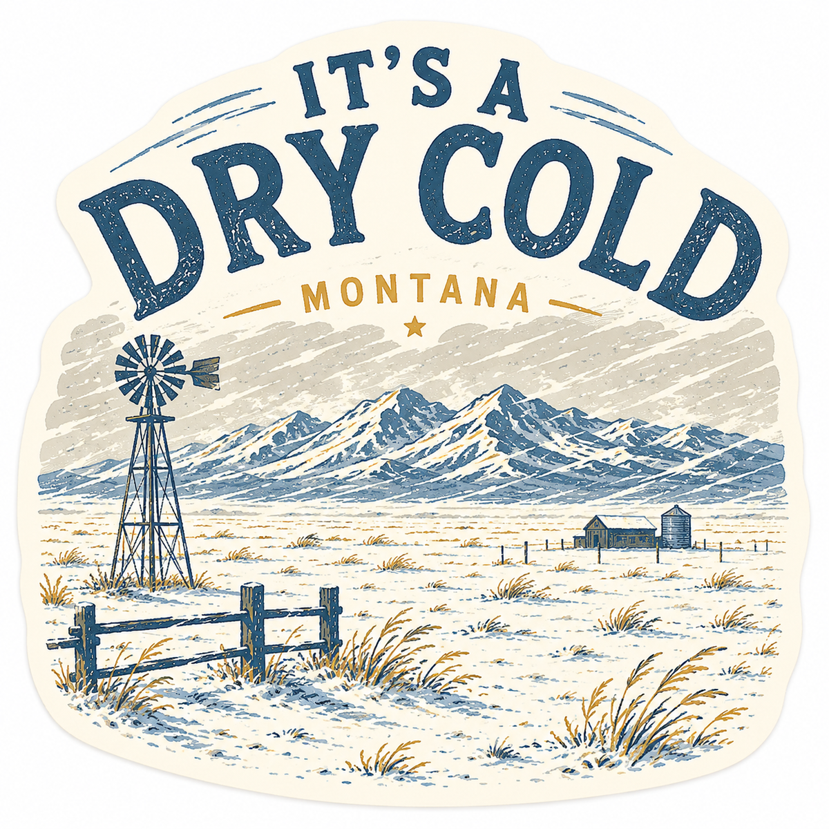 It's a Dry Cold Sticker