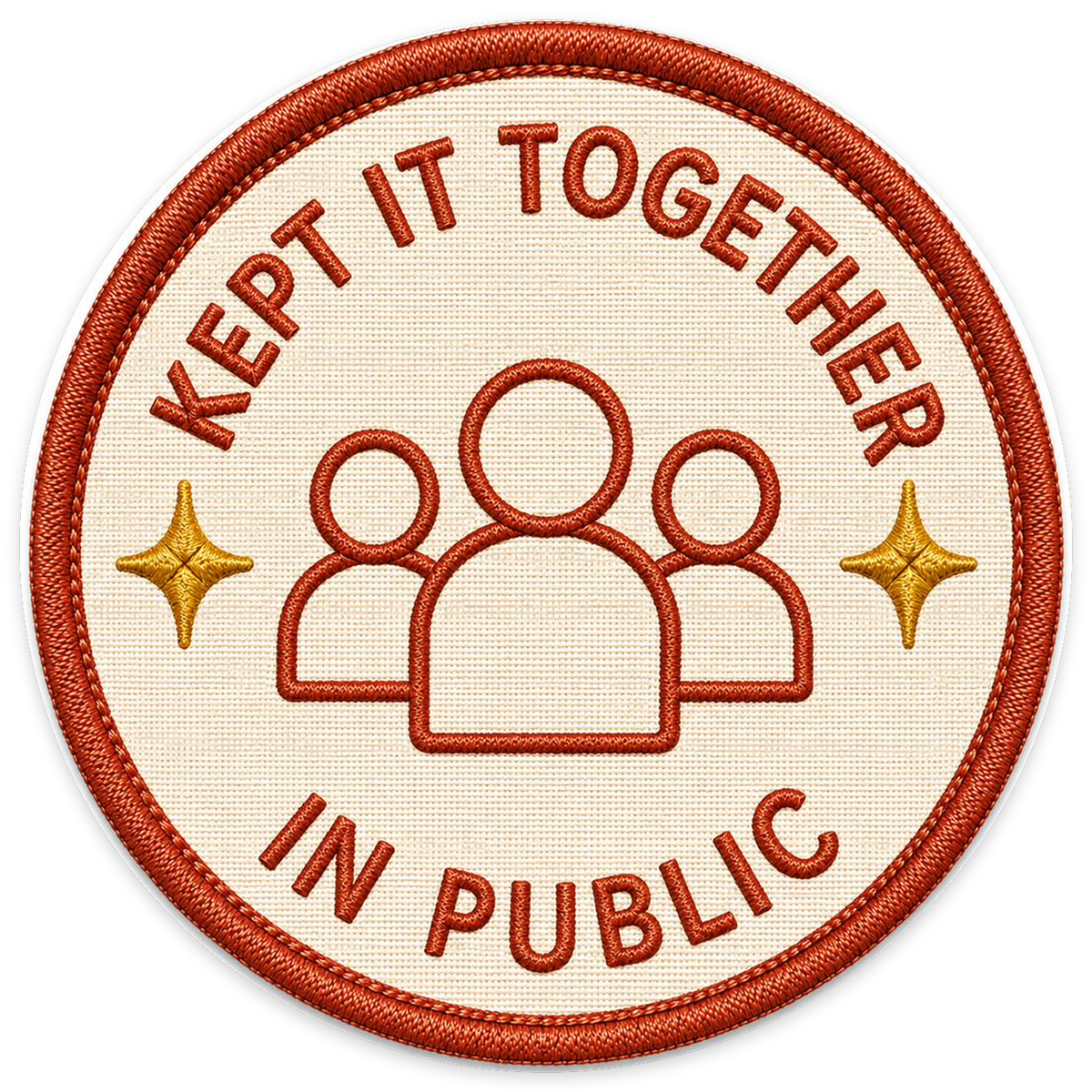 Kept It Together in Public Sticker