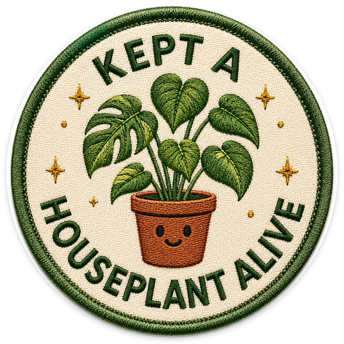 Kept a Houseplant Alive Sticker