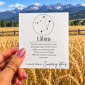 Libra Funny Zodiac sticker, shown in use