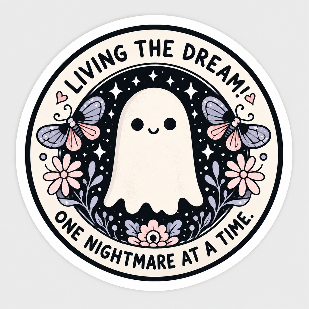 Living the Dream, One Nightmare at a Time magnet