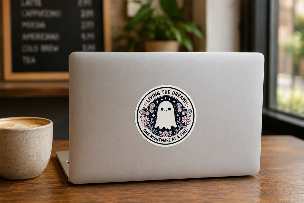 Living the Dream One Nightmare at a Time Sticker
