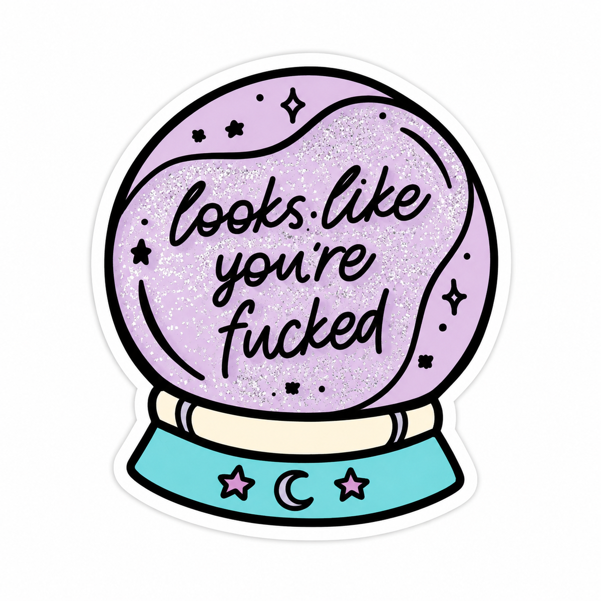 Looks Like You're F*cked design, flat