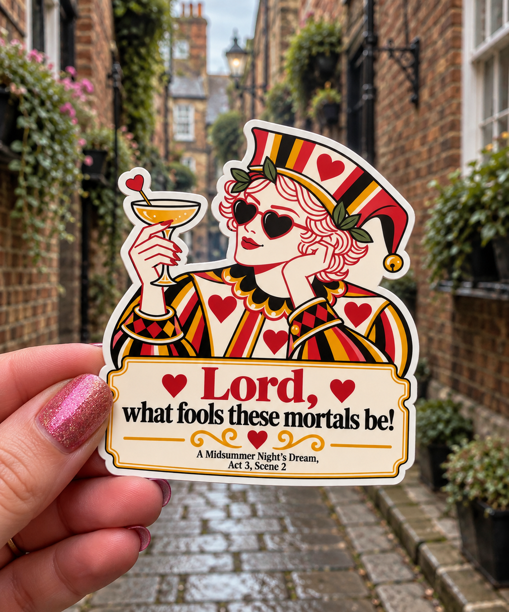 Lord, What Fools These Mortals Be! Sticker