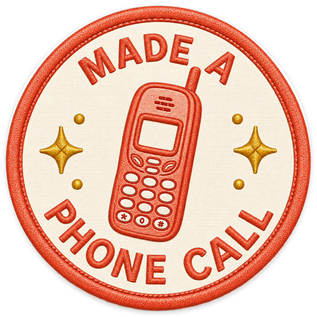Made a Phone Call Sticker