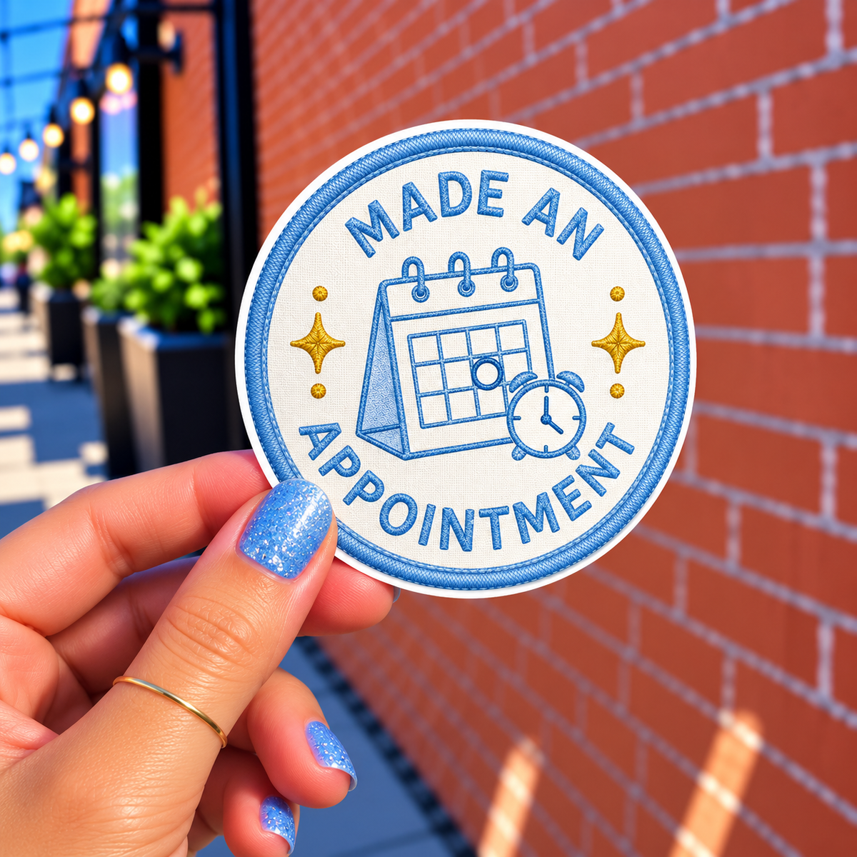 Made an Appointment Sticker