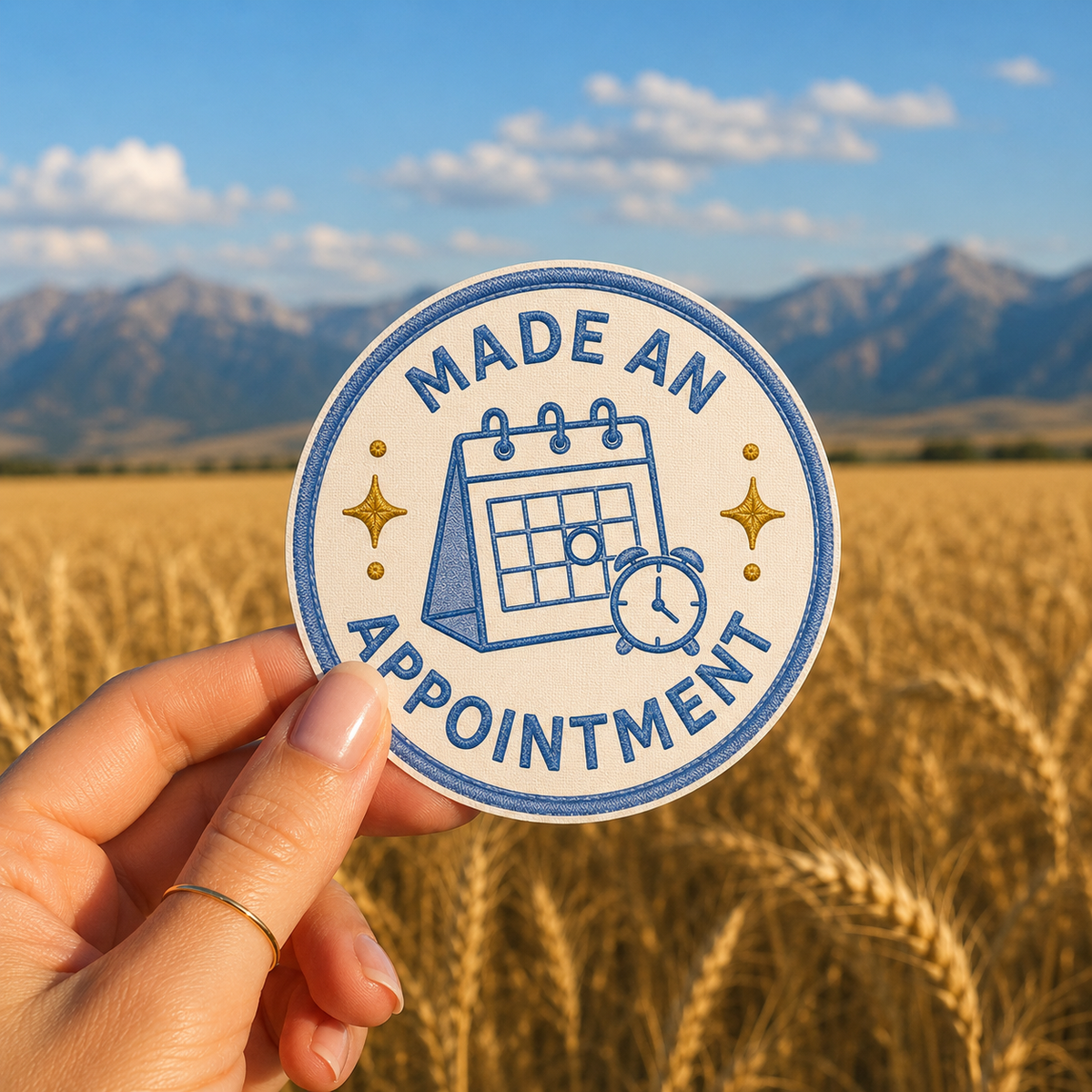 Made an Appointment Sticker