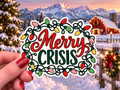 Merry Crisis design, shown in use