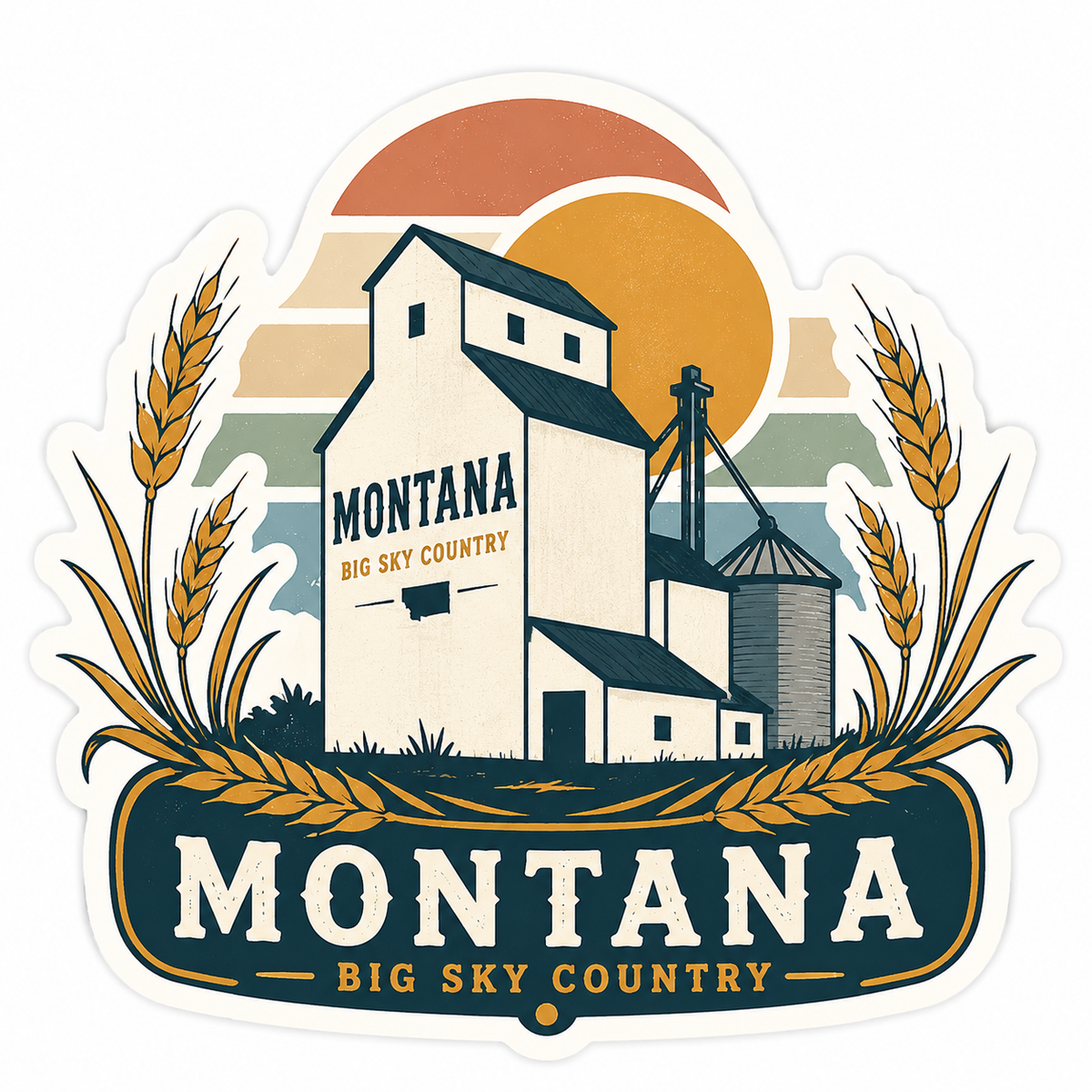 Montana Grain Elevator design, flat