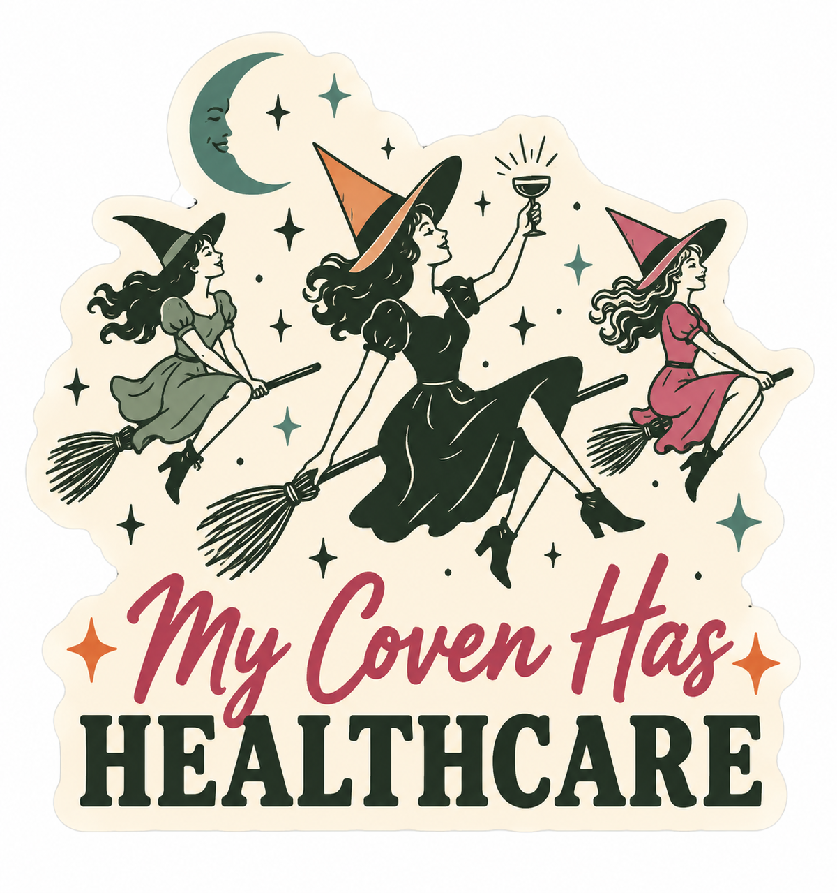 My Coven Has Healthcare design, flat
