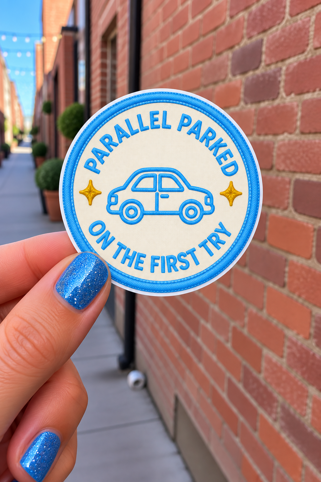 Parallel Parked on the First Try Sticker