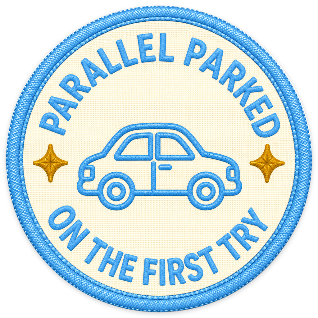 Parallel Parked on the First Try Sticker