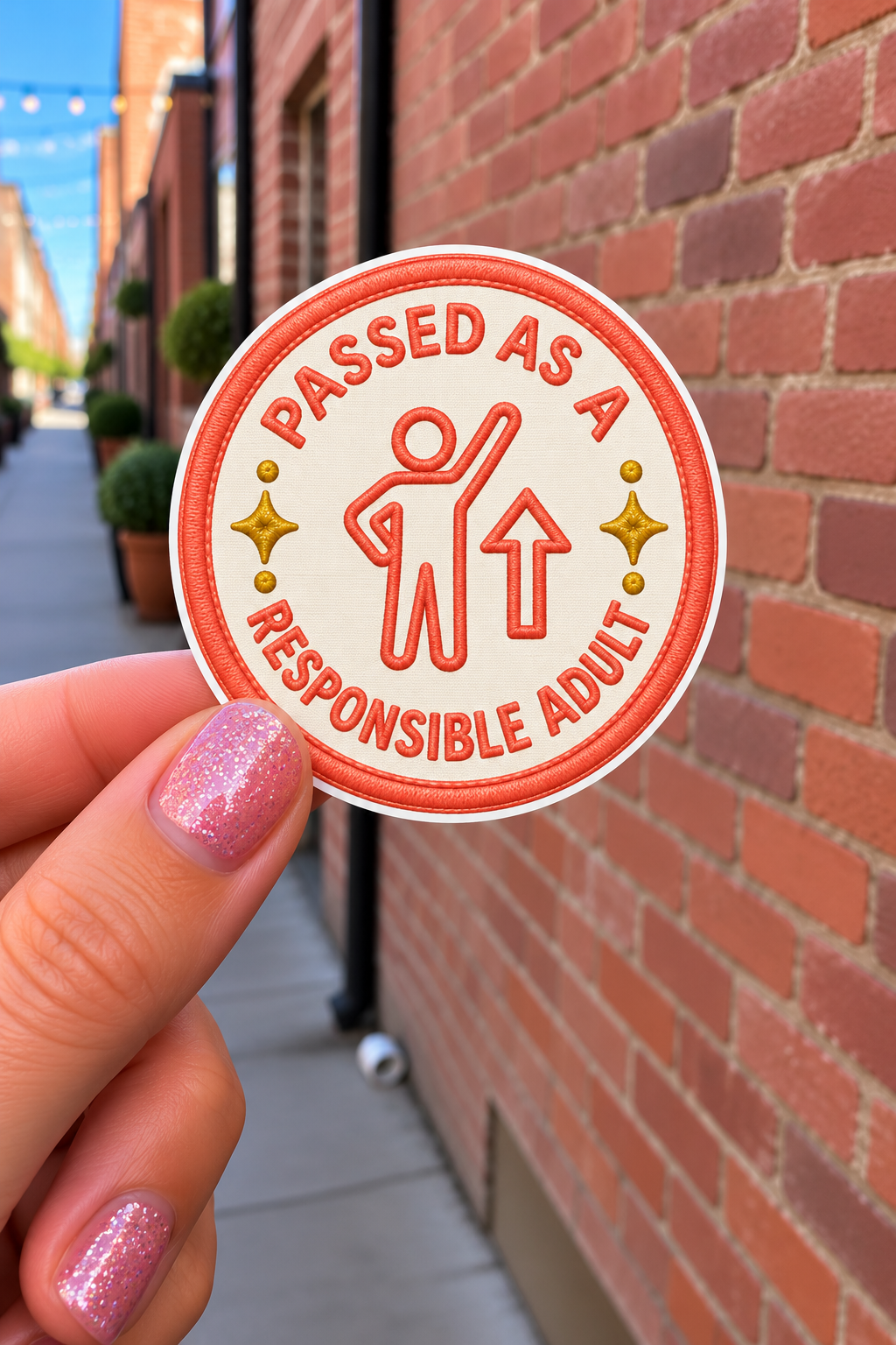 Passed as a Responsible Adult Sticker