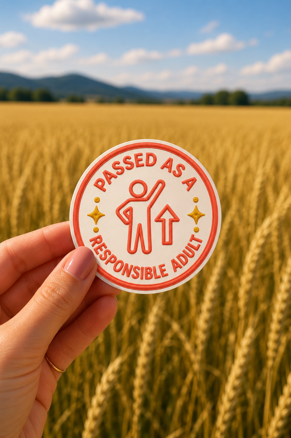 Passed as a Responsible Adult Sticker