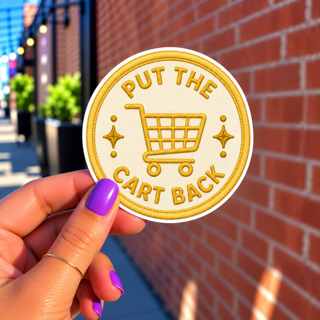 Put the Cart Back Sticker