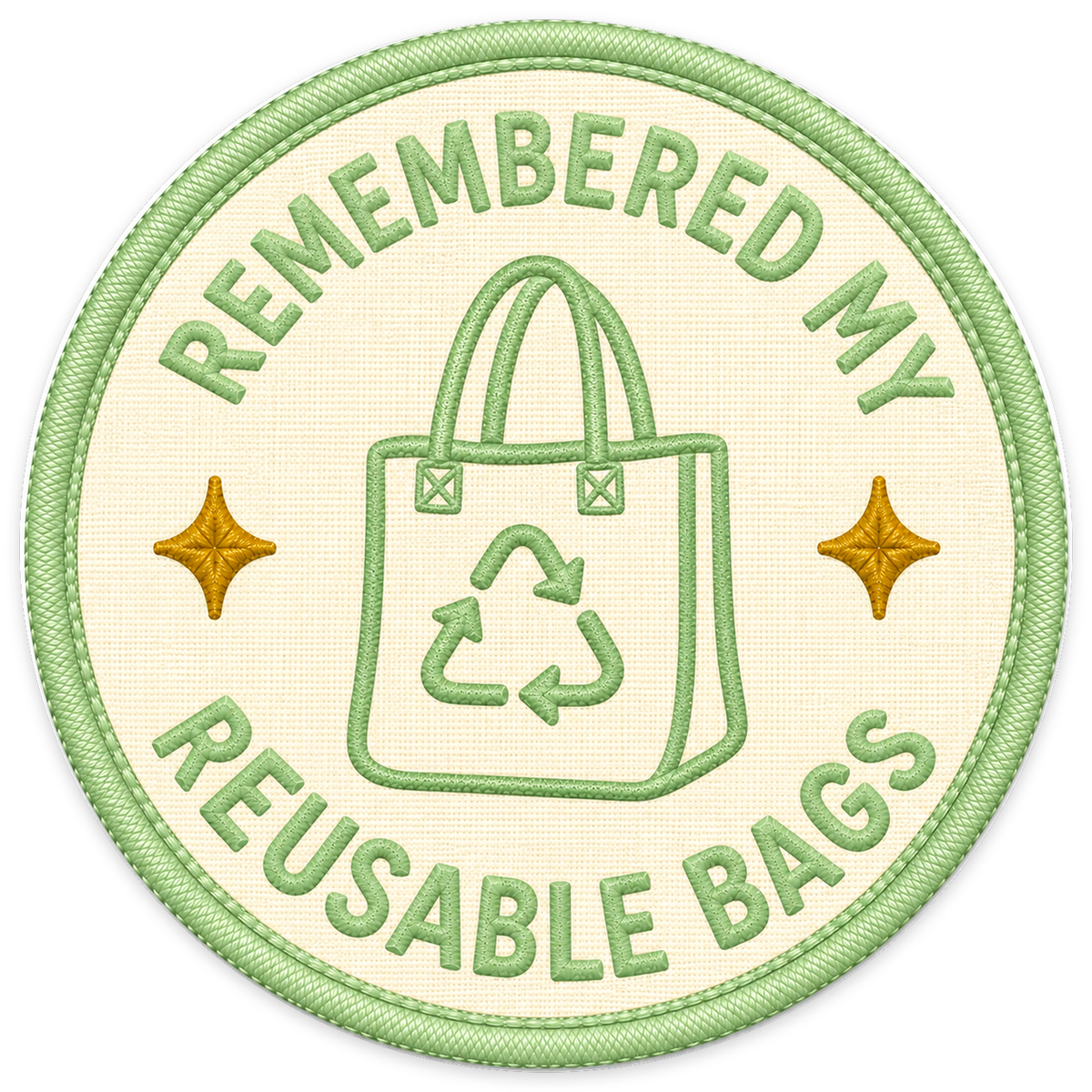 Remembered My Reusable Bags Sticker