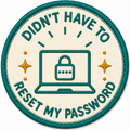 Reset My Password Sticker