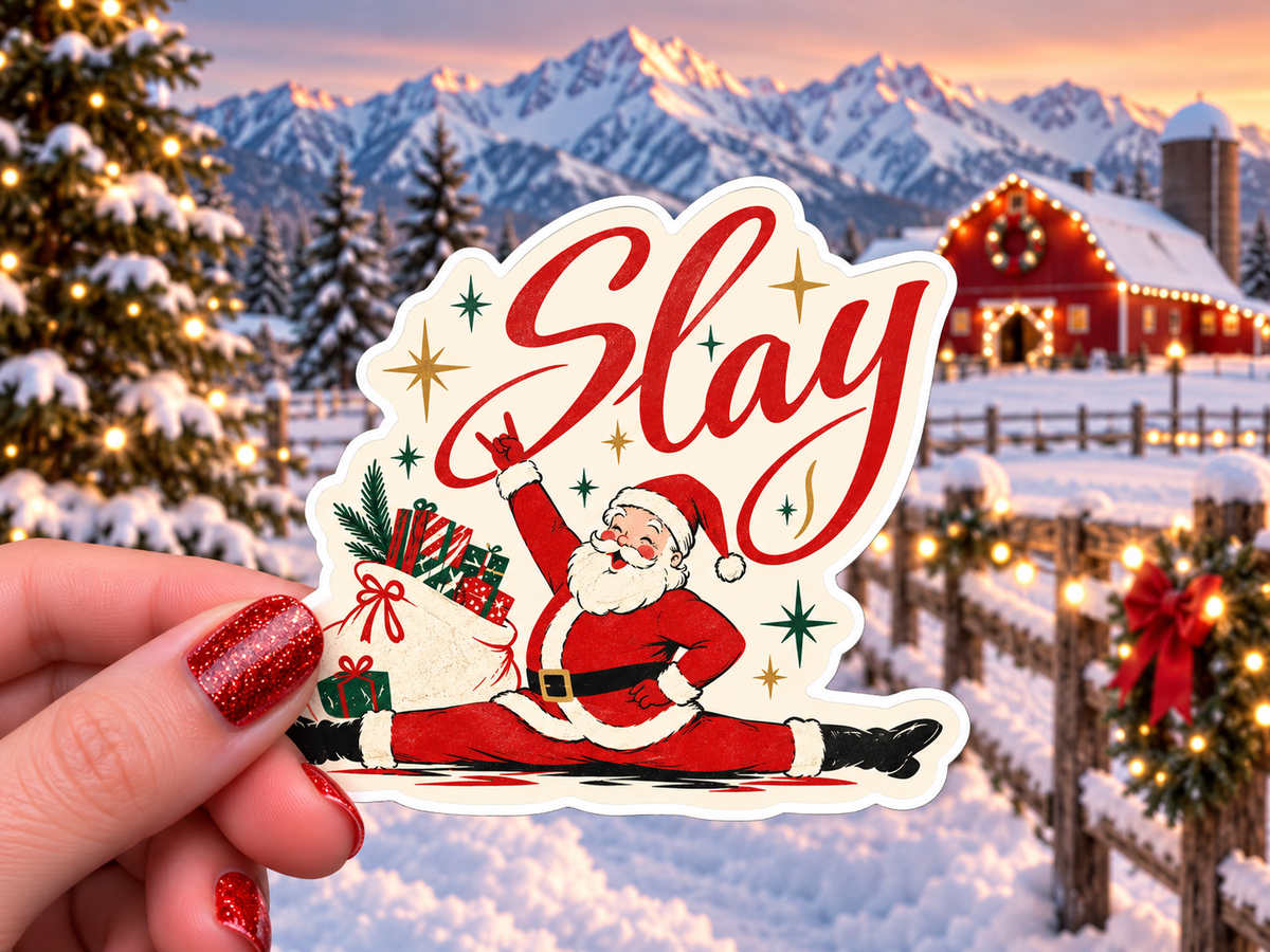 Slay Santa Magnet