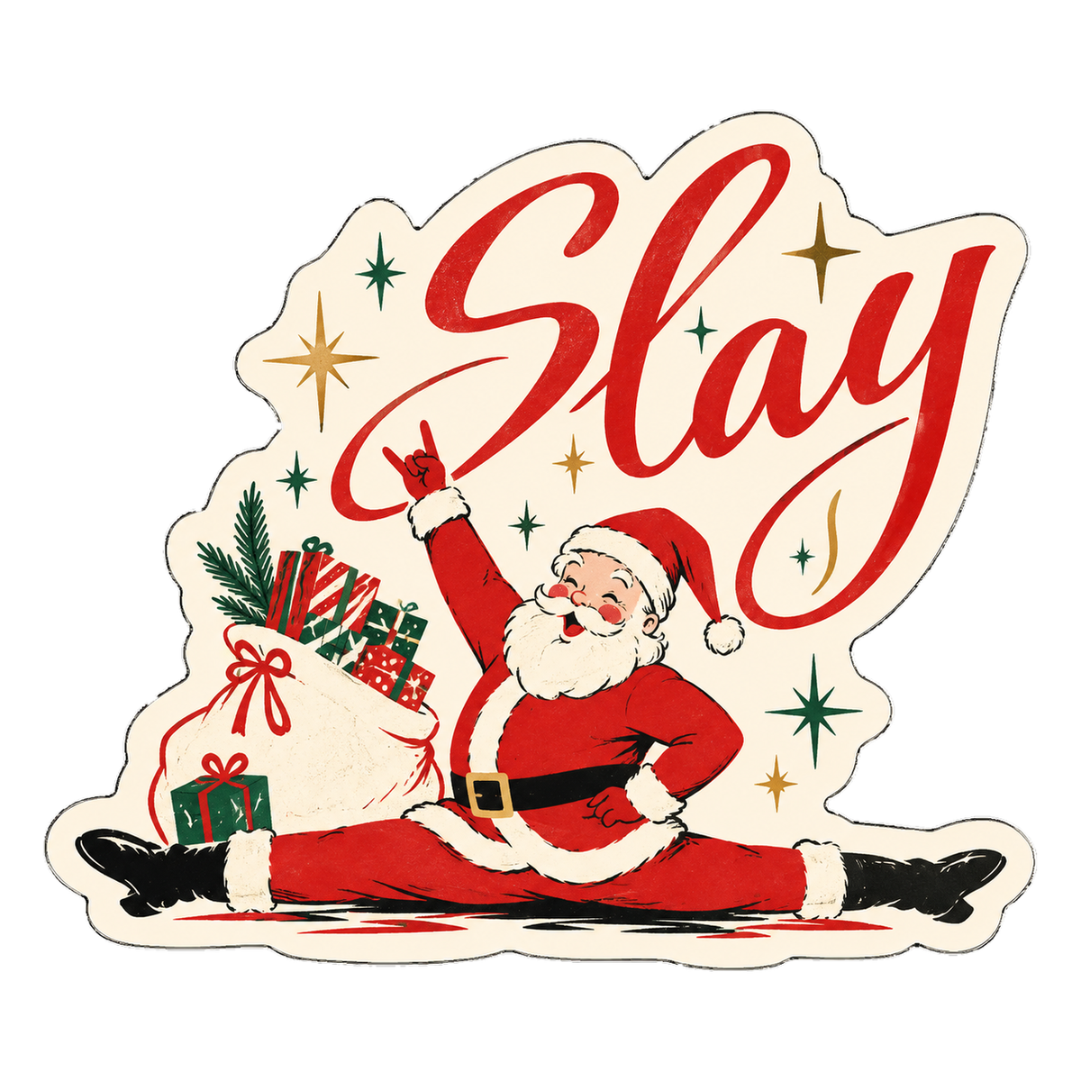 Slay Santa Magnet