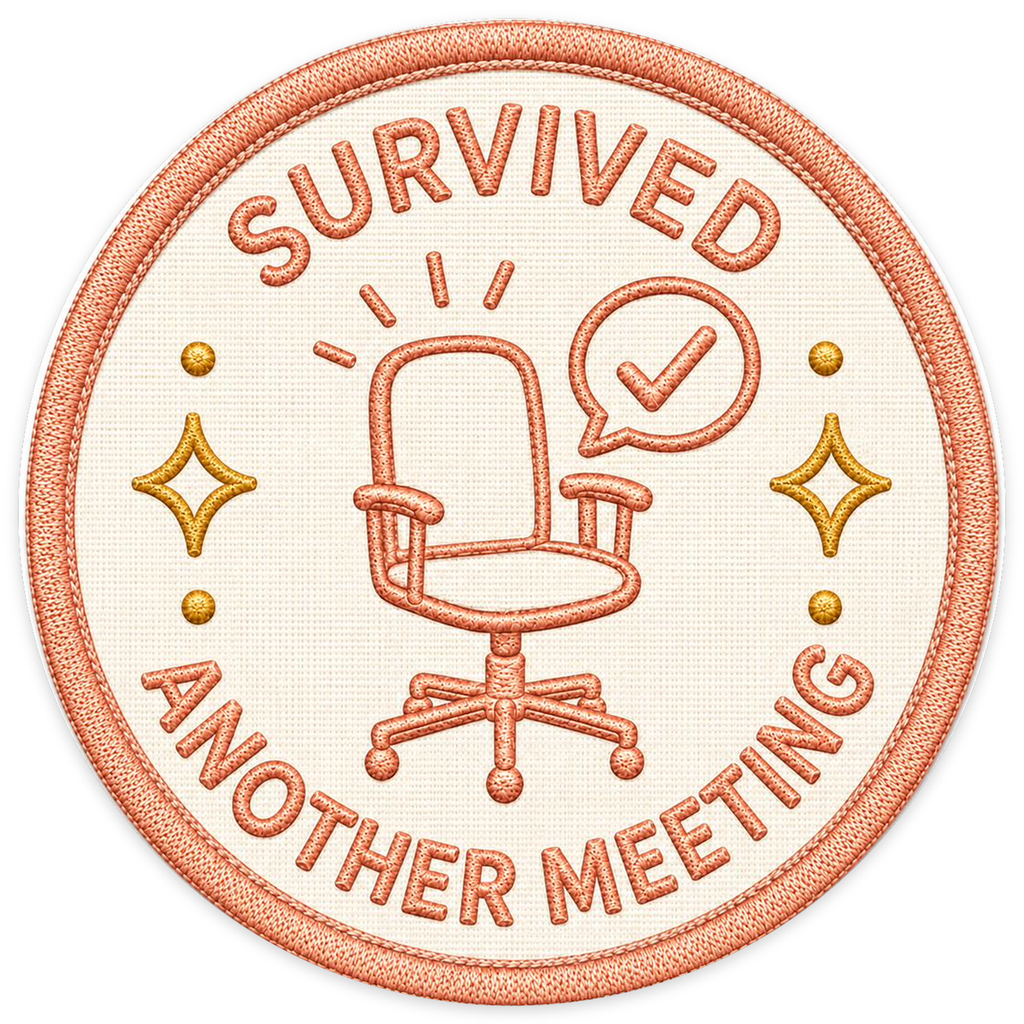 Survived Another Meeting Sticker