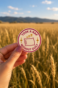 Took a Nap Without Guilt sticker, shown in use