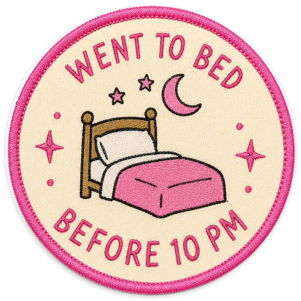 Went to Bed Before 10 PM Sticker