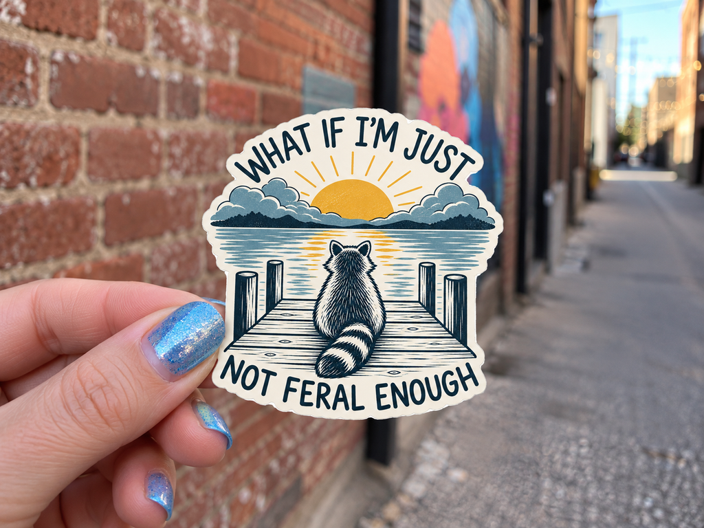 What If I Am Not Feral Enough design, lifestyle
